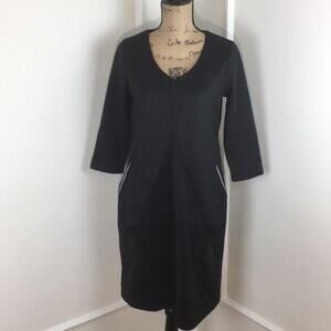 Colletta Black Dress M Holland 3/4 sleeves medium